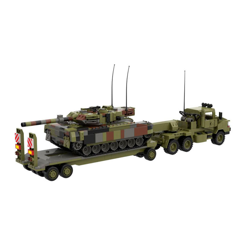 Leopard 2 A6 + Transporte pesado