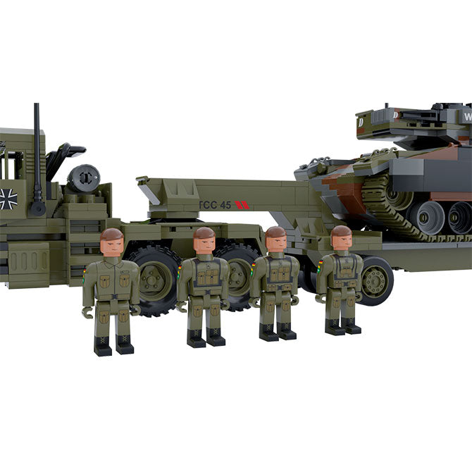 Leopard 2 A6 + Transporte pesado