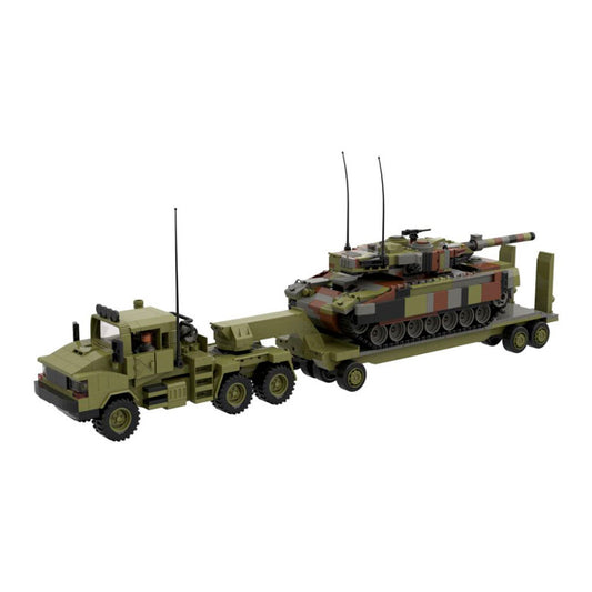 Leopard 2 A6 + Transporte pesado