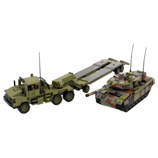 Leopard 2 A6 + Transporte pesado